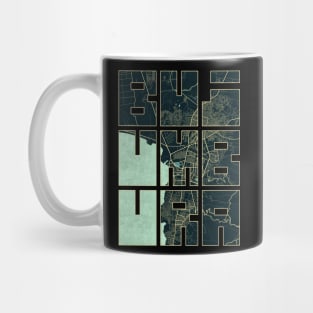 Bujumbura, Usumbura, Burundi City Map Typography - Summer Mug